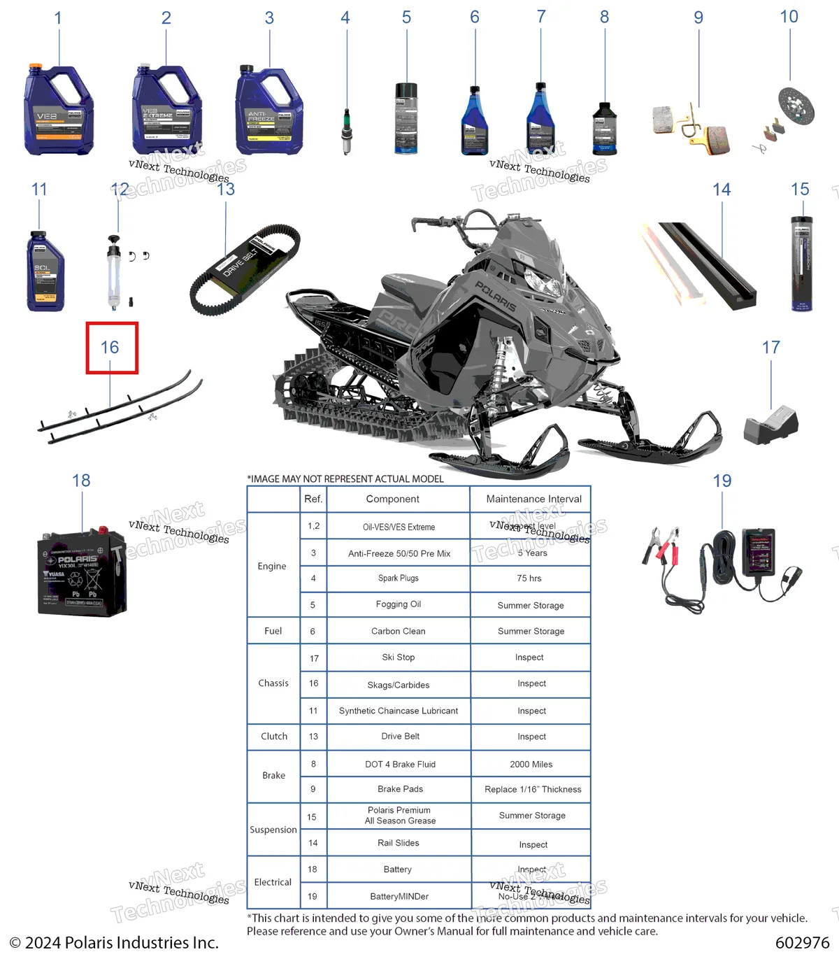 Деталь 2875723 на схеме узла *Service And Maintenance*