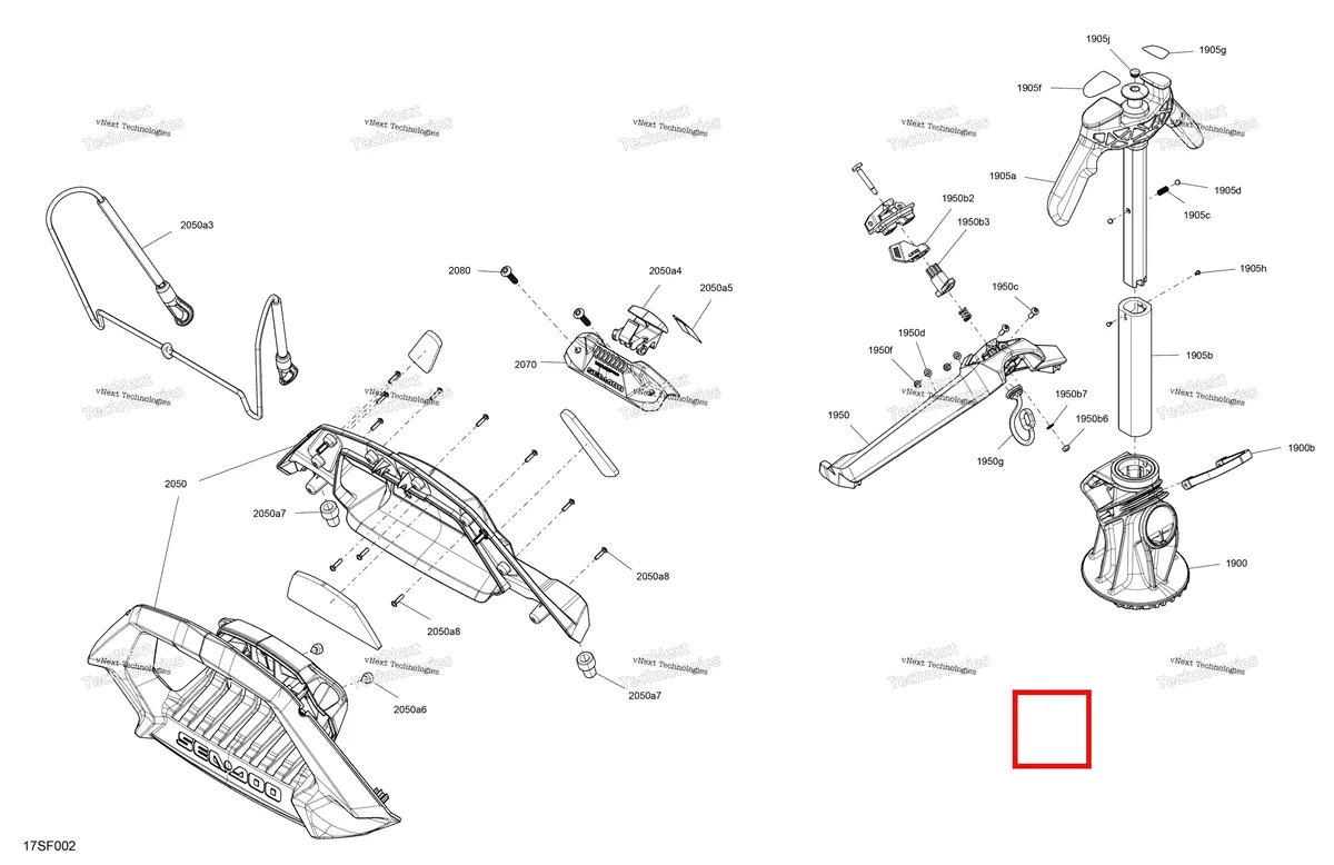 Деталь 291004675 на схеме узла 2026 Sea-Doo WAKE - 170 - BASE - 35TA - Northern Lichen - Audio Body - Accessories