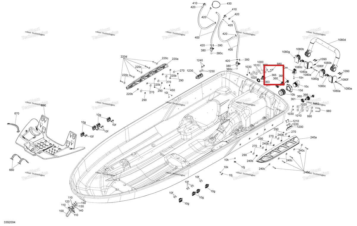 Деталь 292001317 на схеме узла Hull