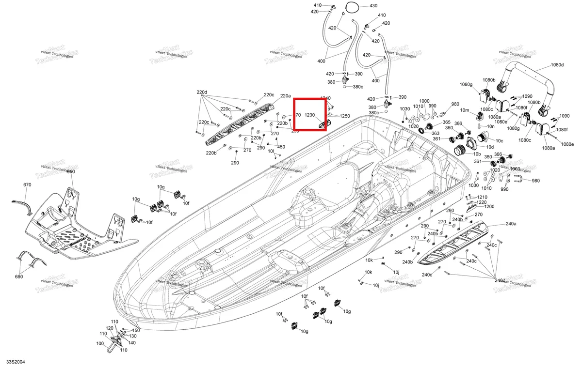 Деталь 292001812 на схеме узла Hull