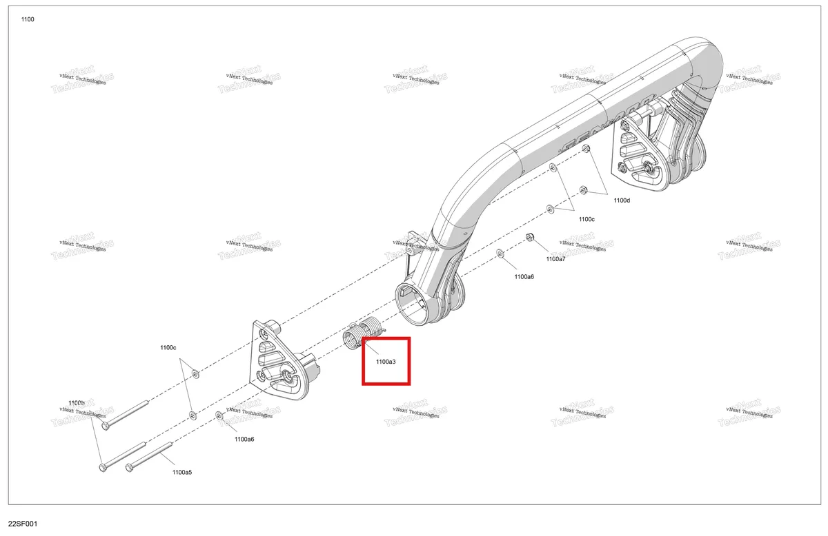 Деталь 292002107 (Пружина Sea-Doo GTX 300 (2020) (292002107)) на схеме узла 2026 Sea-Doo WAKE - 230 - PRO - 13TA - Northern Lichen - Audio Body - Ladder