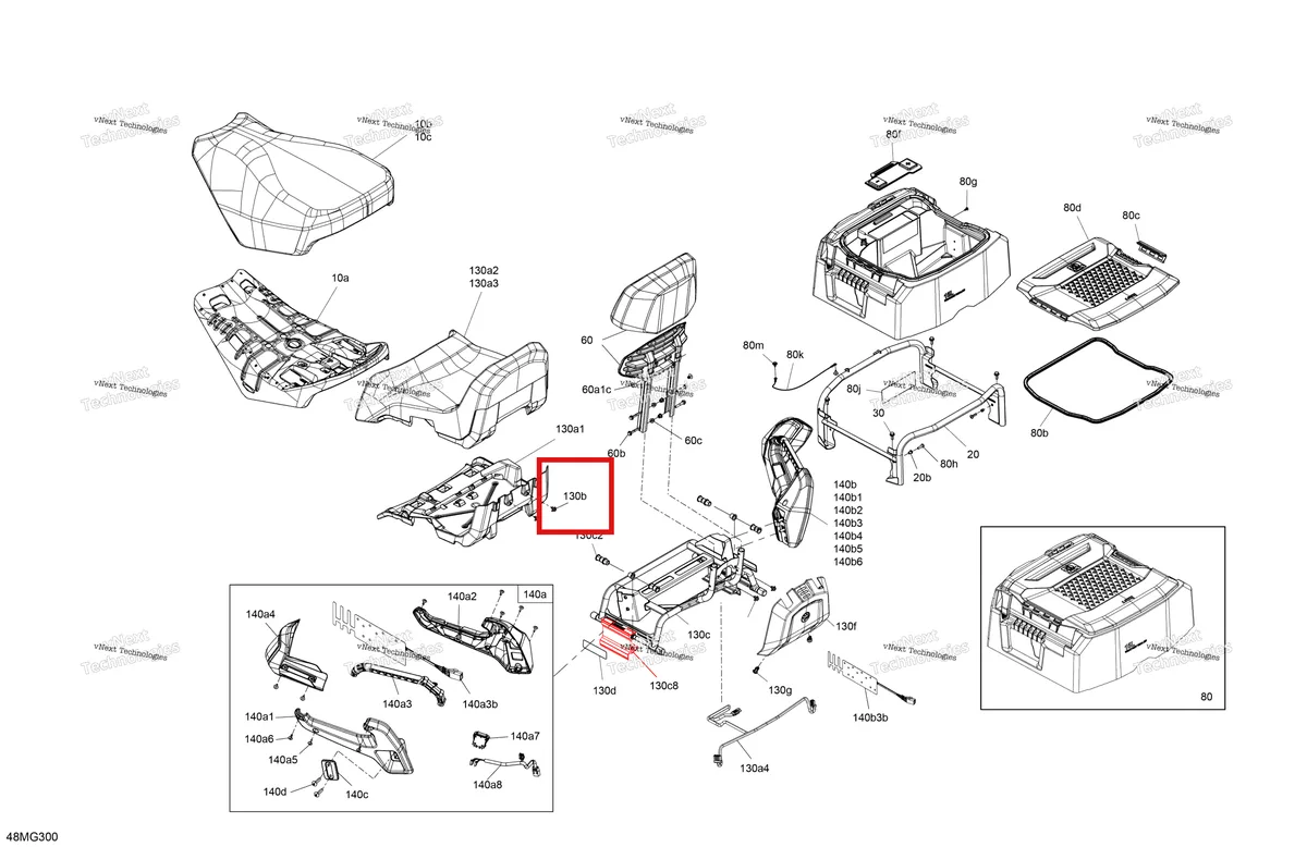 Деталь 293150027 (заклёпка) на схеме узла 2027 Ski-Doo EXPEDITION - SE - 900 ACE TURBO R - AYVN - Tundra Green - 20X154X1.5ICSS Track Body - Seat