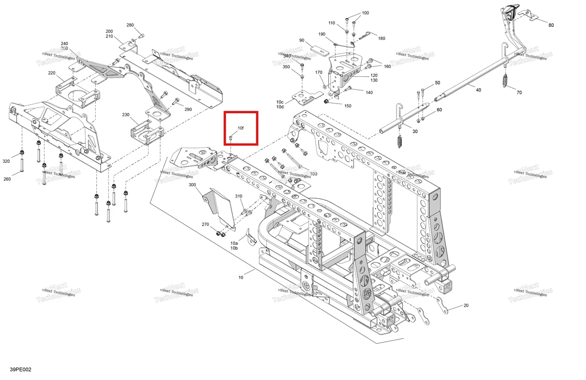 Деталь 293150144 (заклёпка) на схеме узла 2025 Can-Am OUT-MAX - 6X6 - XT - 1000 EFI - 5ZSA - Boreal Green Frame - Rear Part