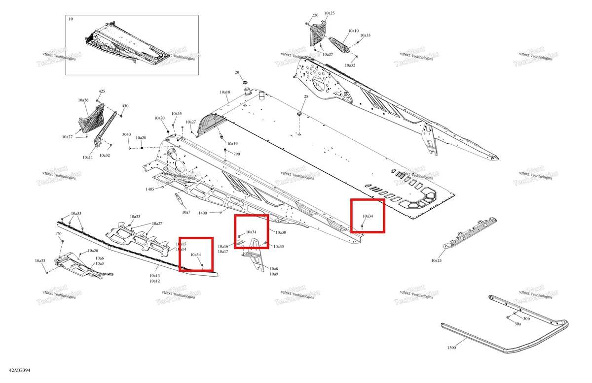 Схема применяемости: Заклёпка Ornit 6,5 × 16.5 Ski-Doo Expedition 850 E-TEC SE (2024) (293150267)