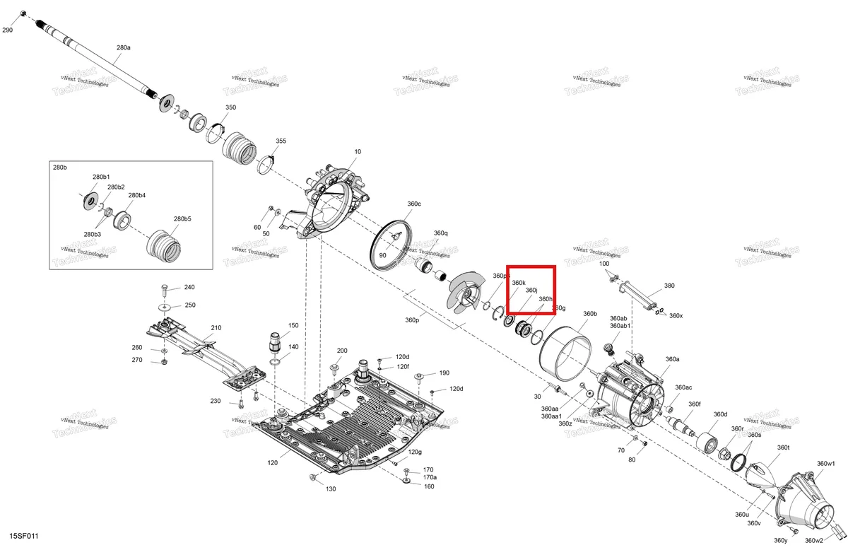 Схема применяемости: Сальник Sea-Doo Spark 900 ACE Base (2026) (293200191)