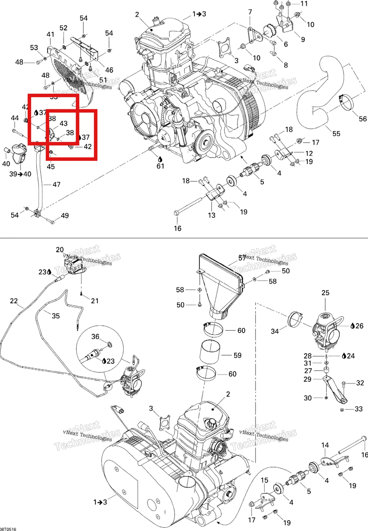 Деталь 293300081 на схеме узла Engine And Engine Support
