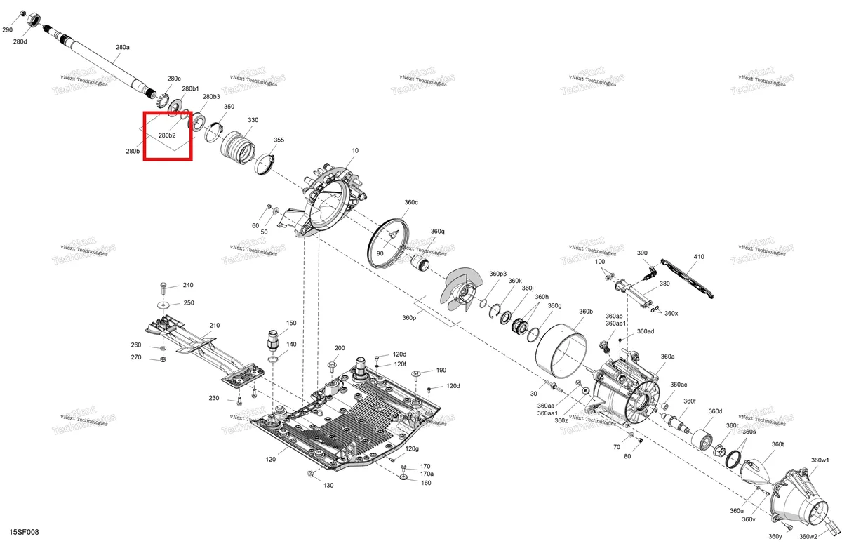 Схема применяемости: Уплотнительное кольцо Sea-Doo RXP 325 X (2026) (293300233)