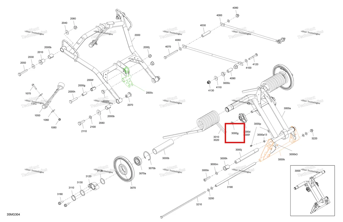 Деталь 293370013 (Деталь E-circlip) на схеме узла 2027 Ski-Doo EXPEDITION - XTREM - 850 E-TEC - ADVA - Deep Black - 20X154X1.8CST8 Track Suspension - Rear - Upper Section