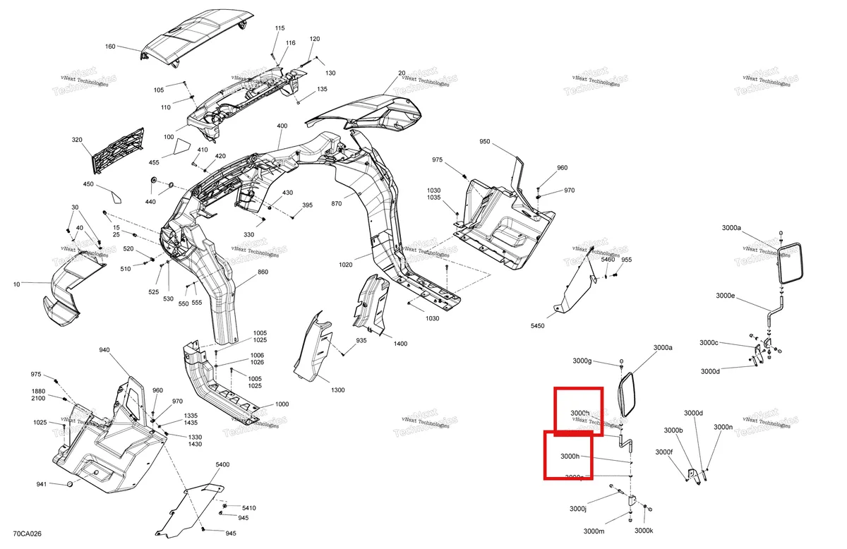 Деталь 293370131 на схеме узла 2021 Can-Am Traxter HD10 - XT - CE Body - System