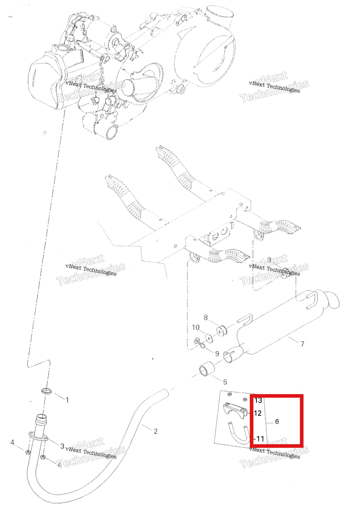 Деталь 293650148 на схеме узла 2007 Can-Am Rally 175 Exhaust System