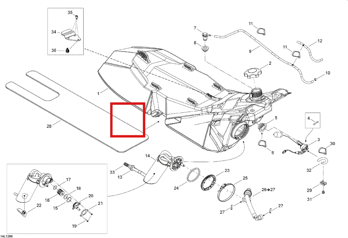 Деталь 293800005 (Loctite 271, 10 ml Can-Am Outlander MAX 800 XT (2008) (293800005)) на схеме узла 02- Fuel System