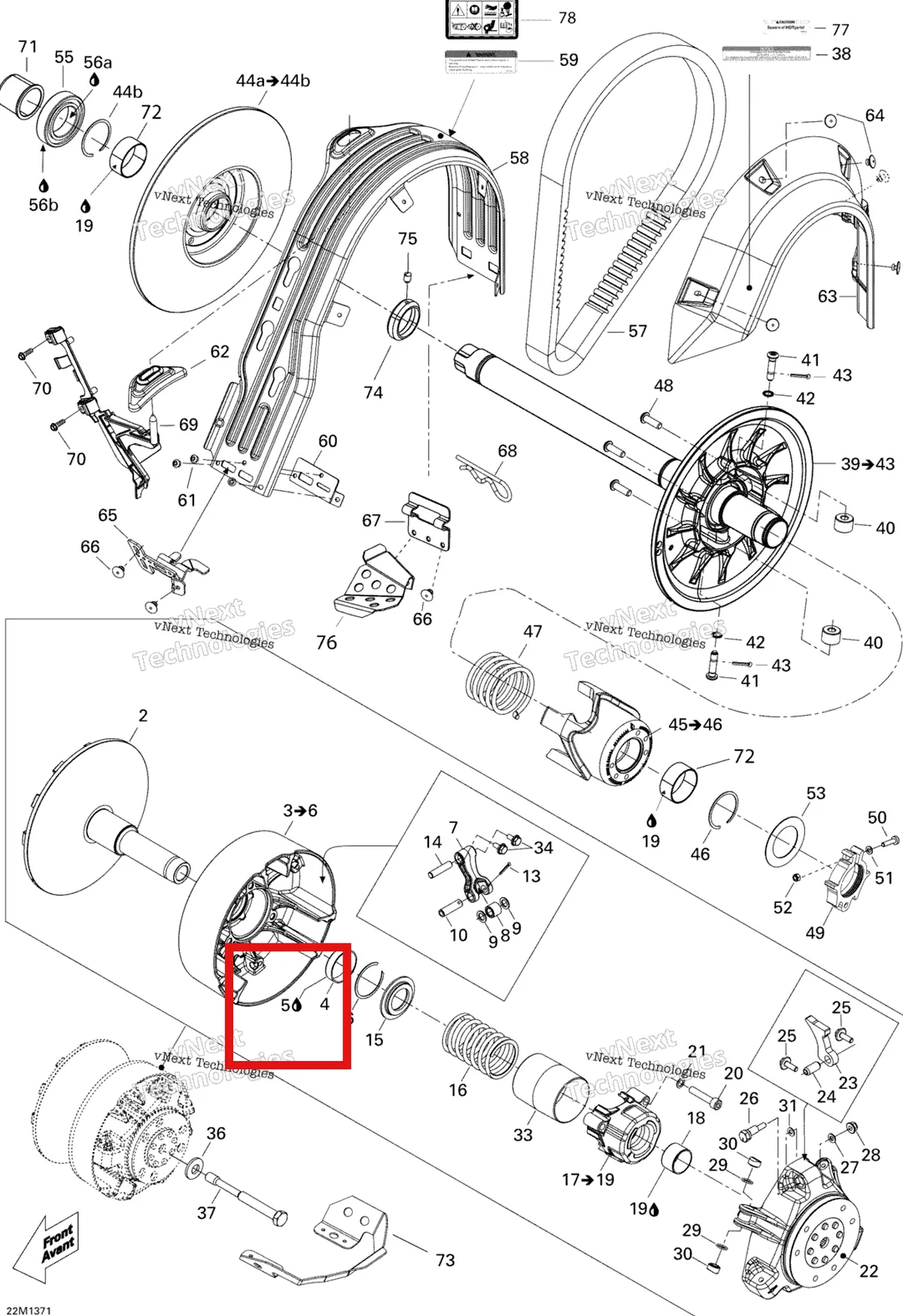 Схема применяемости: ADHESIVE LOCTITE 680 Ski-Doo GTX LE 1200 4-TEC (2009) (293800118)