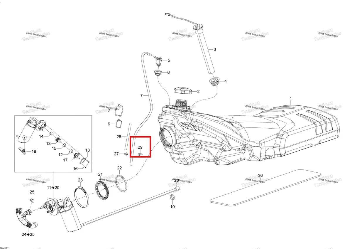Схема применяемости: 293850125 Открытый зажим. MODEL1200 4TEC