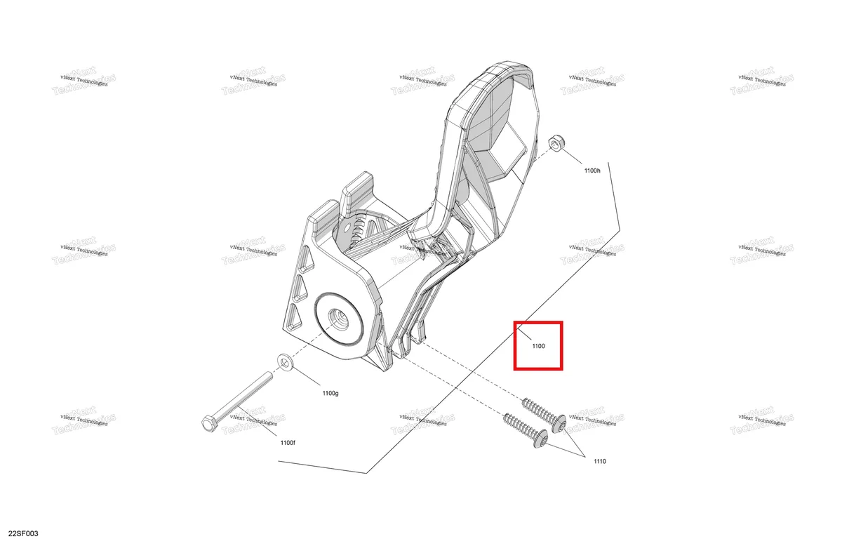 Деталь 295100642 на схеме узла 2026 Sea-Doo SPARK - 900 HO ACE - CONV - 63TE - Sunrise Orange - 3UP Body - Ladder