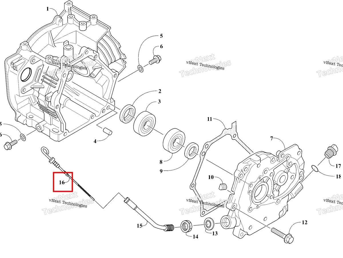 Деталь 3021-922 на схеме узла 2026 Ski-Doo MXZ 200 Engine - Crankcase And Cover