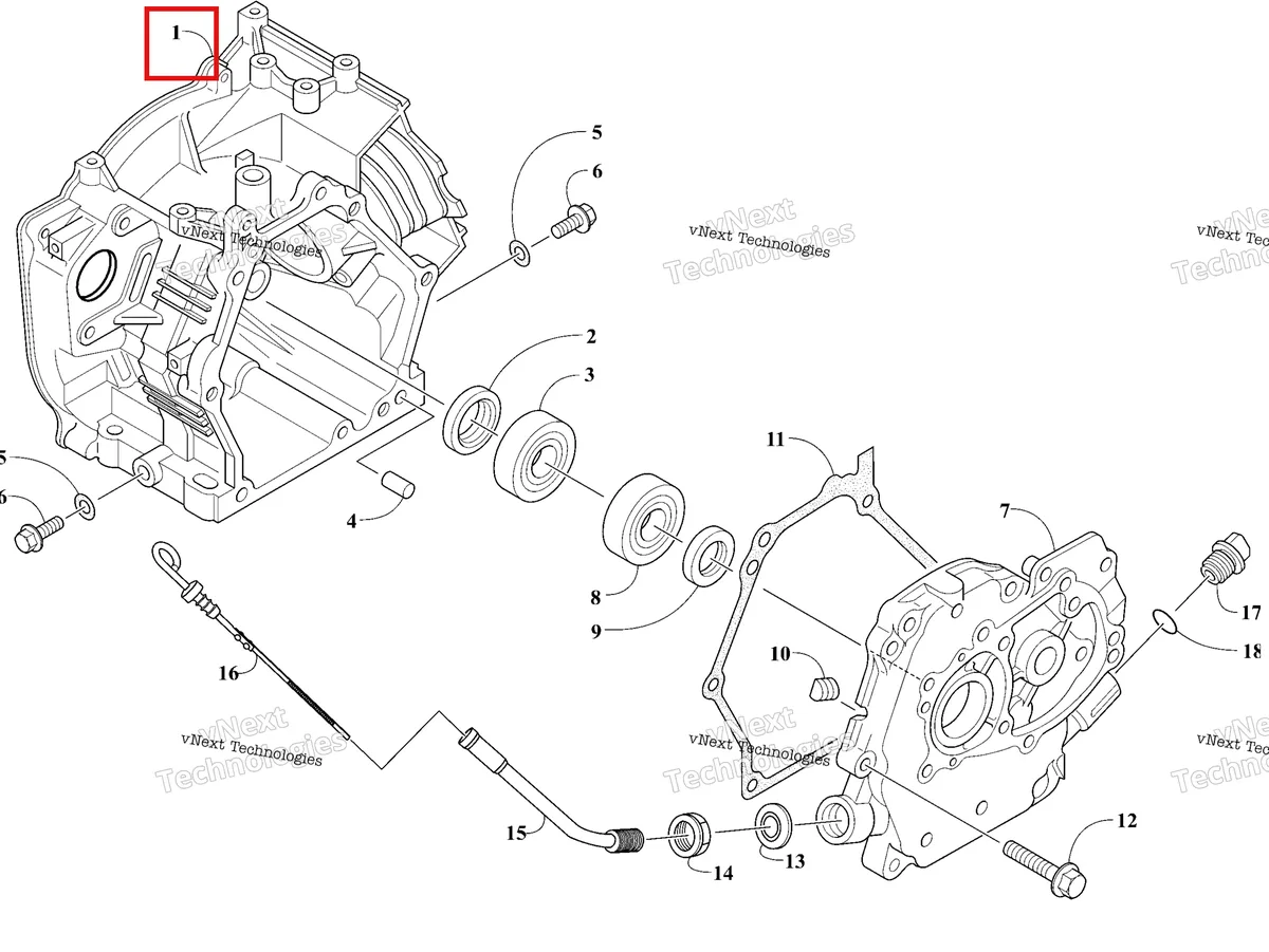 Деталь 3021-991 на схеме узла 2026 Ski-Doo MXZ 200 Engine - Crankcase And Cover