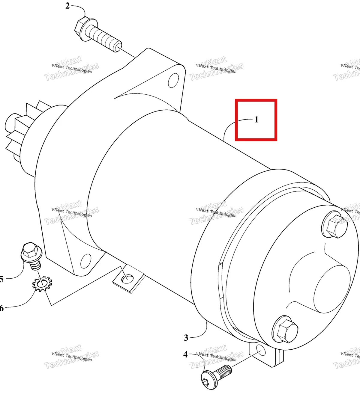 Деталь 3021-993 на схеме узла 2026 Ski-Doo MXZ 200 Starter Motor