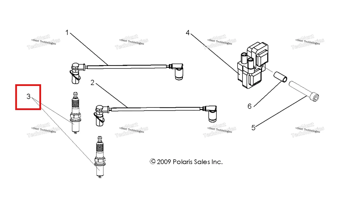 Деталь 3021671 на схеме узла Electrical, Ignition System