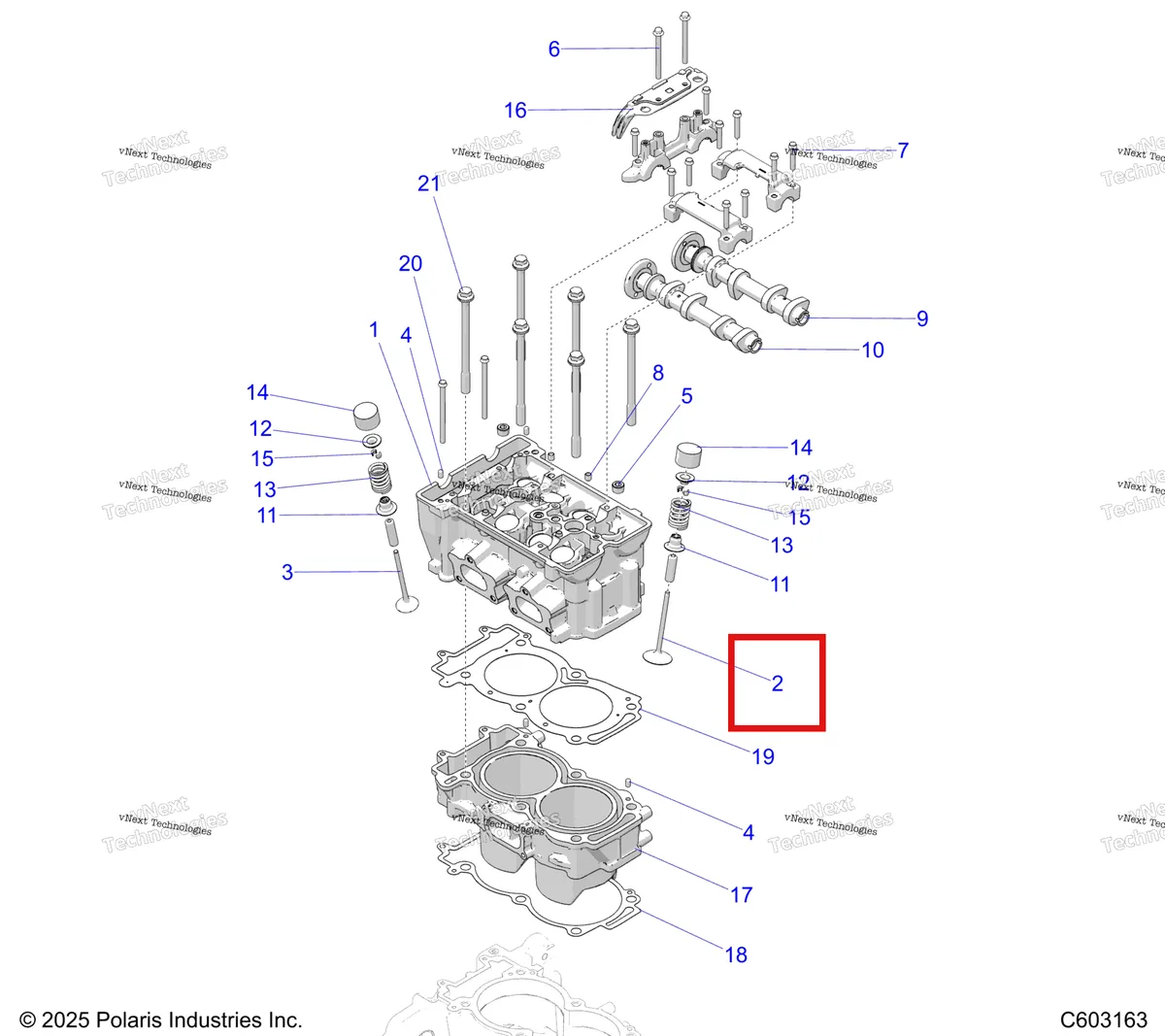 Деталь 3022134 на схеме узла Engine, Cylinder/Cylinder Head Asm S27aje9fs/Ajn9fs