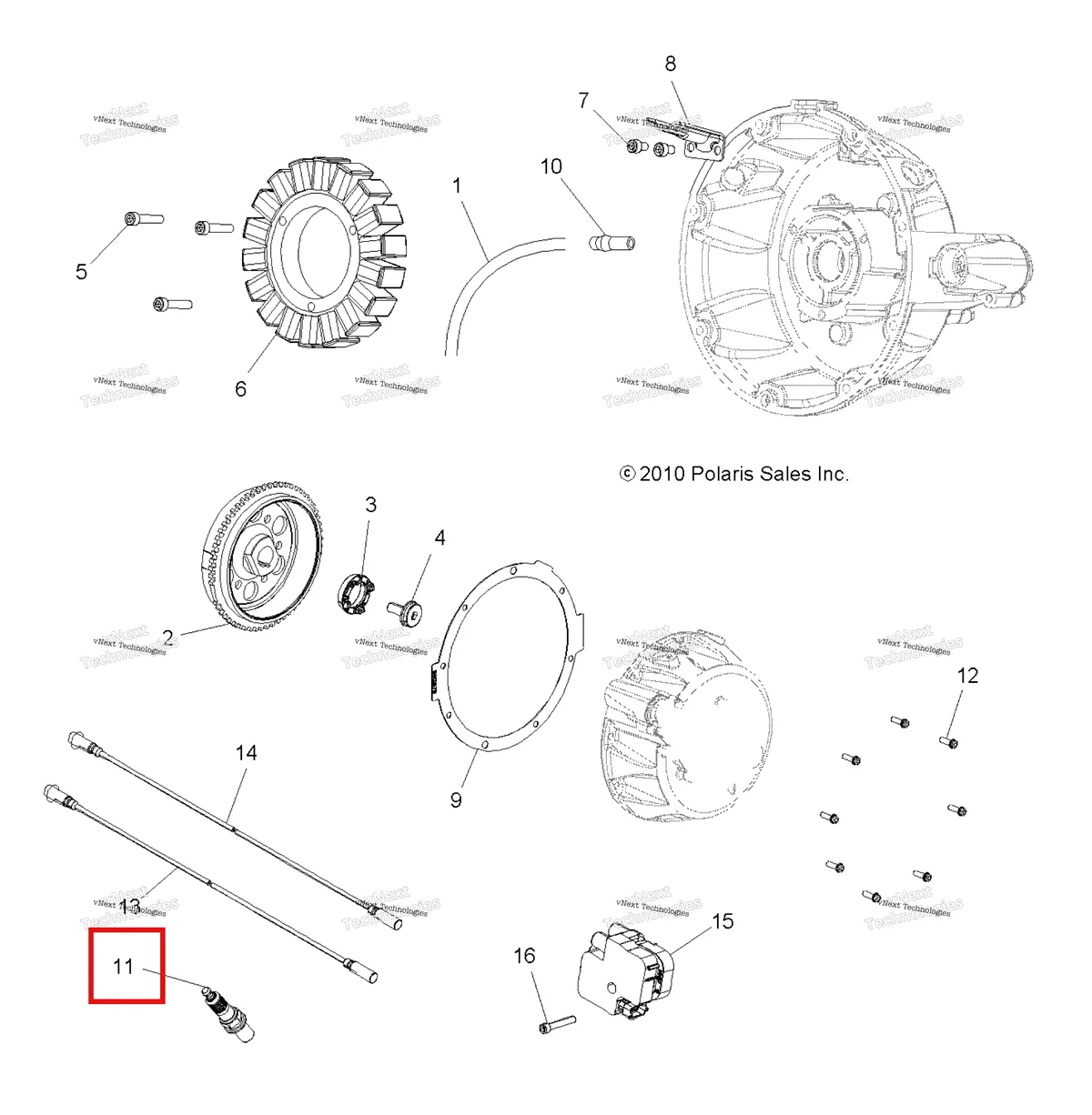 Деталь 3022225 на схеме узла Electrical, Ignition System