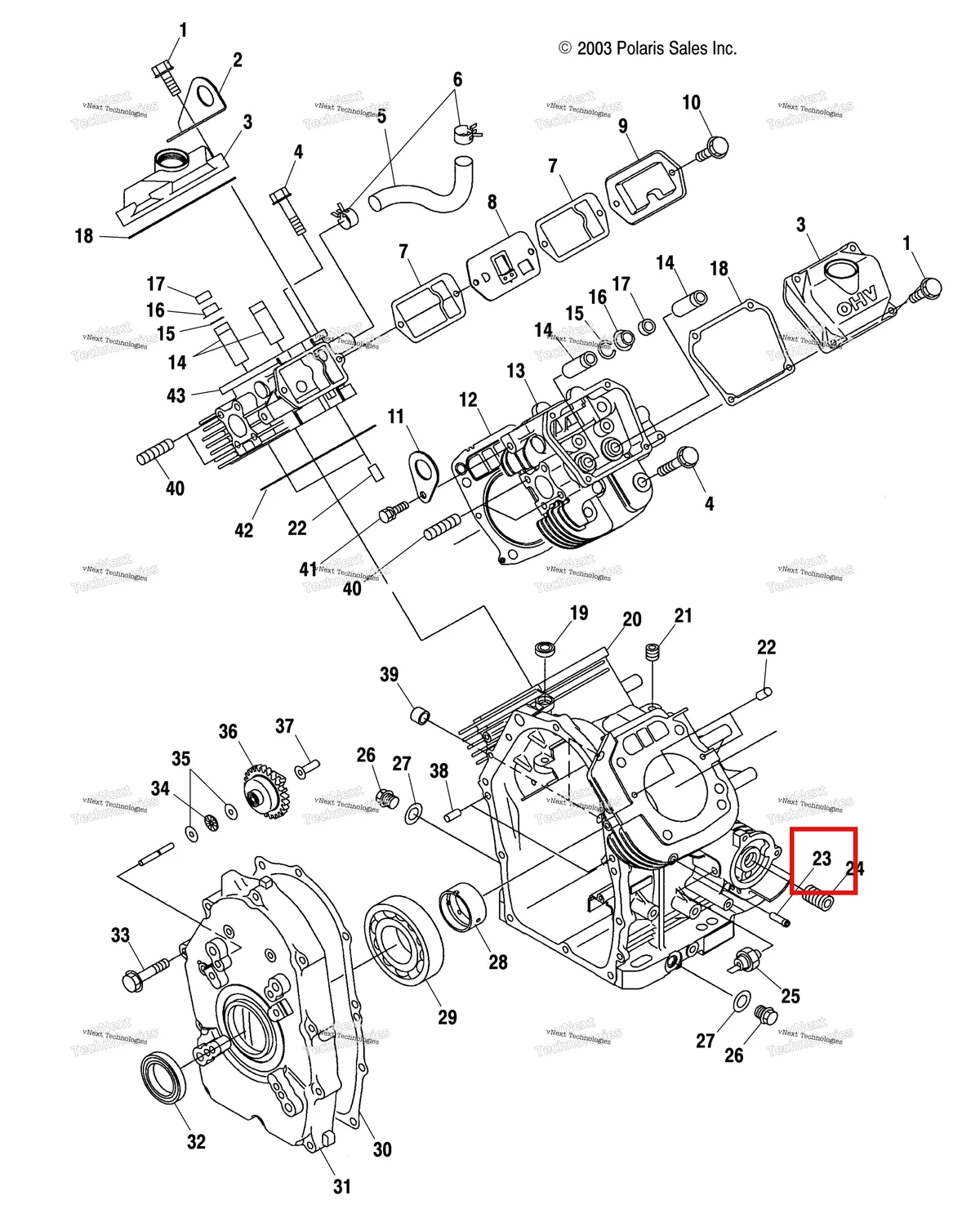 Деталь 3083798 на схеме узла Crankcase C11rb63aa/Ab