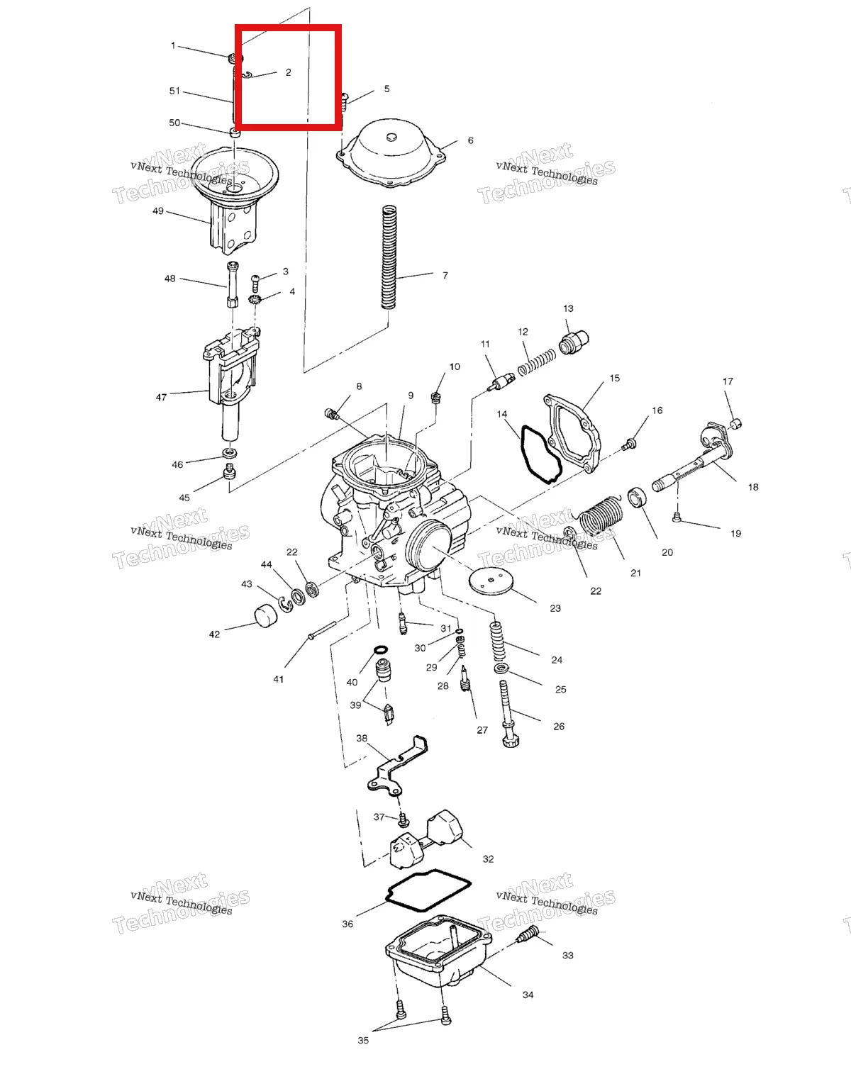 Деталь 3130508 (E кольцо Polaris Widetrak LX (2006) (3130508)) на схеме узла Carburetor