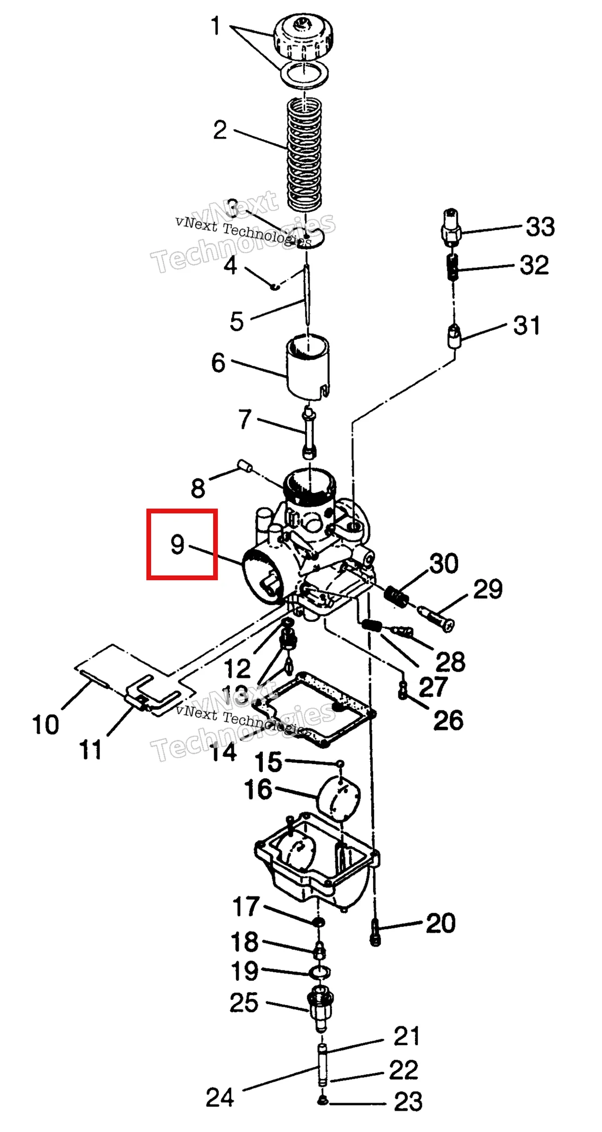 Деталь 3130627 на схеме узла Carburetor Trail 0972761, European Trail E972761, Trail Touring &