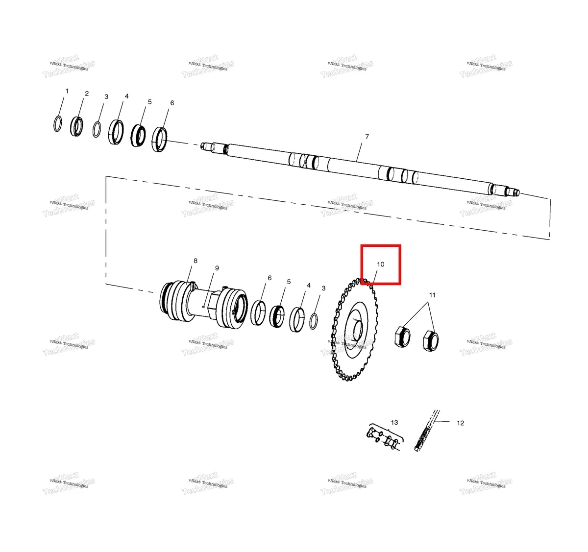 Деталь 3221140 на схеме узла Rear Drive