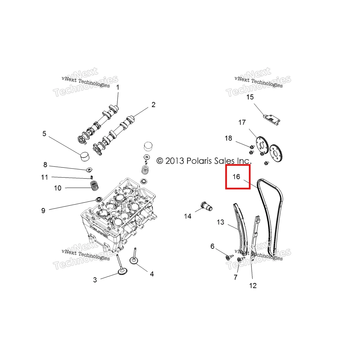 Деталь 3222185 на схеме узла Engine, Valves & Camshafts