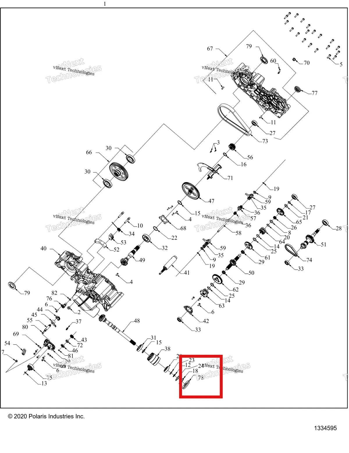 Деталь 3234113 на схеме узла Drive Train, Main Gearcase