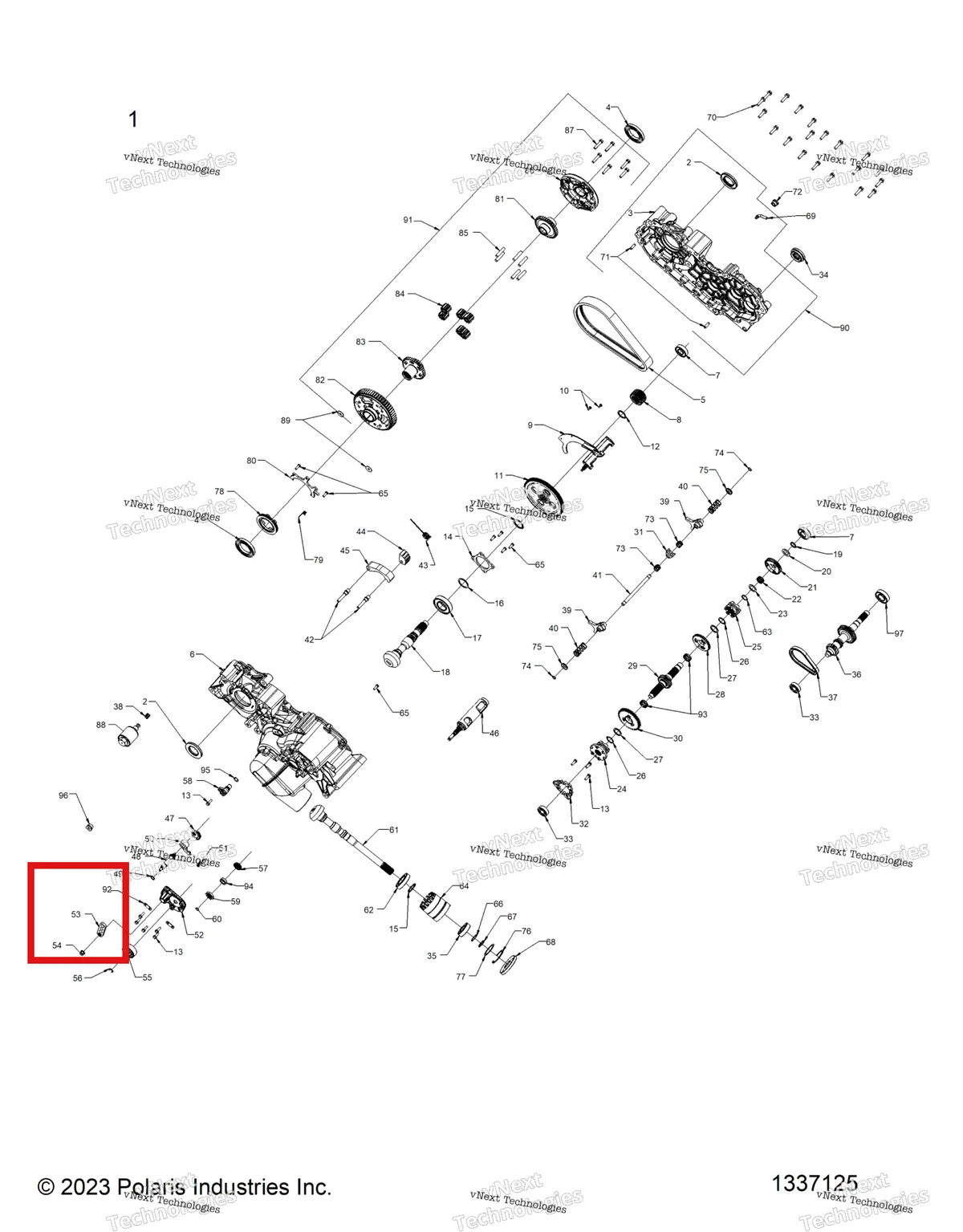 Деталь 3234584 на схеме узла Drive Train, Main Gearcase