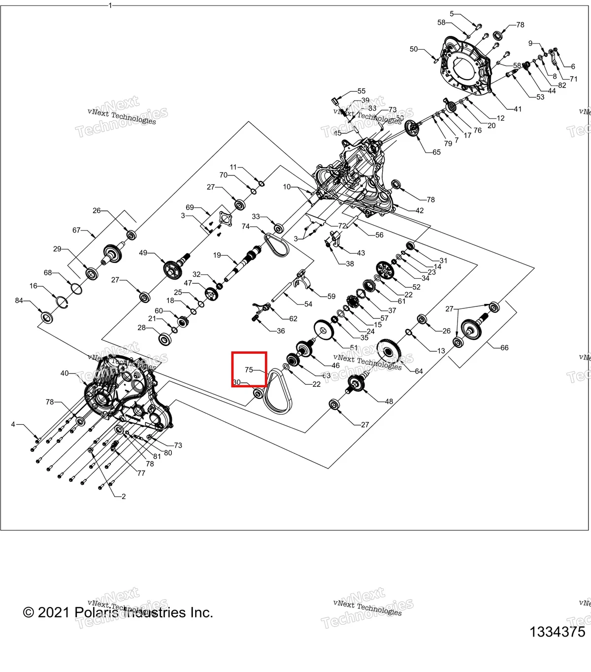 Деталь 3235245 на схеме узла Drive Train, Main Gearcase
