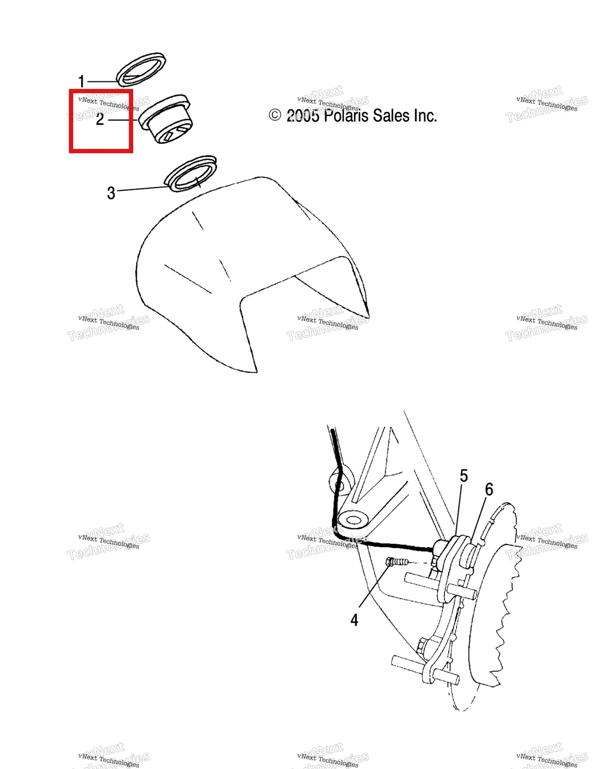 Деталь 3280431 на схеме узла Speedometer