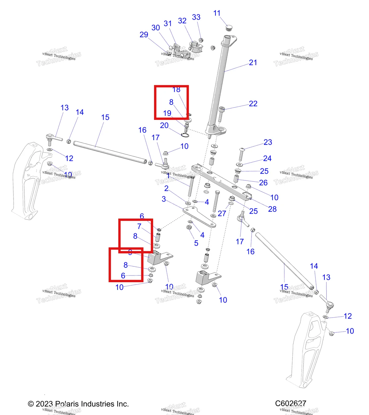 Деталь 3514320 на схеме узла Steering, Lower & Tie Rods