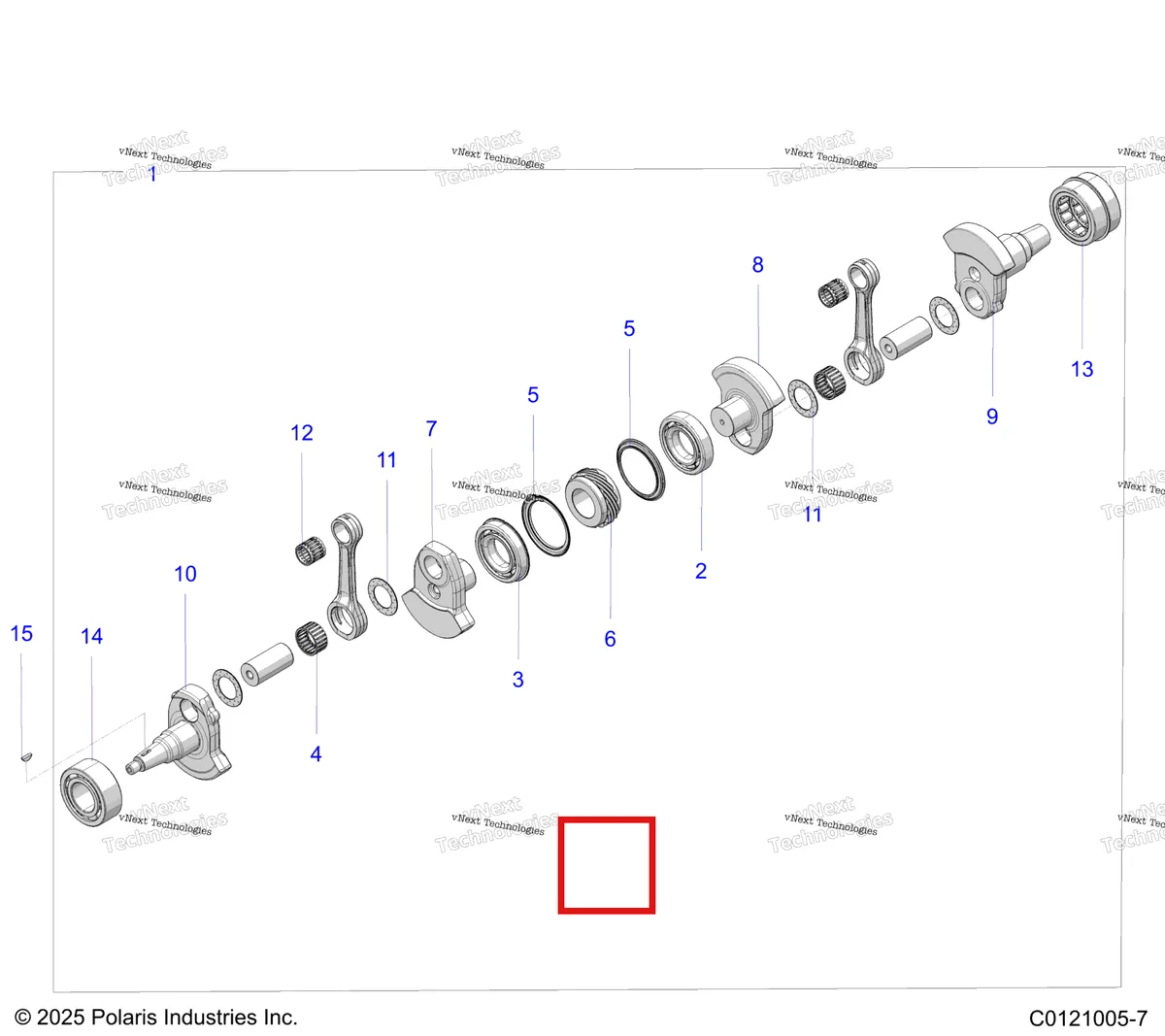 Деталь 3514909 на схеме узла Engine, Crankshaft S27tde6rs