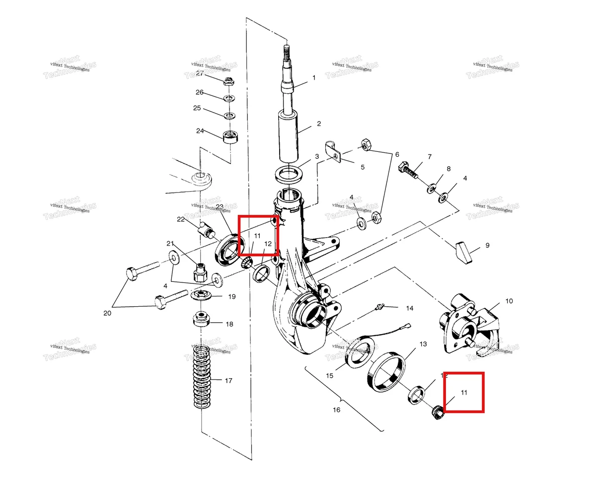Деталь 3554509 на схеме узла Front Strut