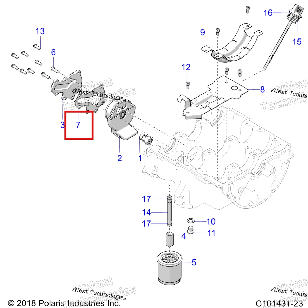 Деталь 3610128 на схеме узла 2026 Polaris SCRAMBLER 850 48