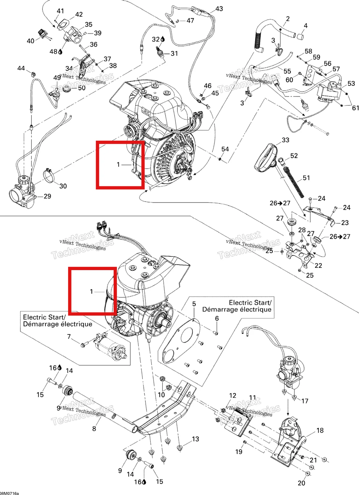 Деталь 400206006 (Деталь Engine 277) на схеме узла 2007 Ski-Doo Freestyle Session 300F Engine And Engine Support 300F
