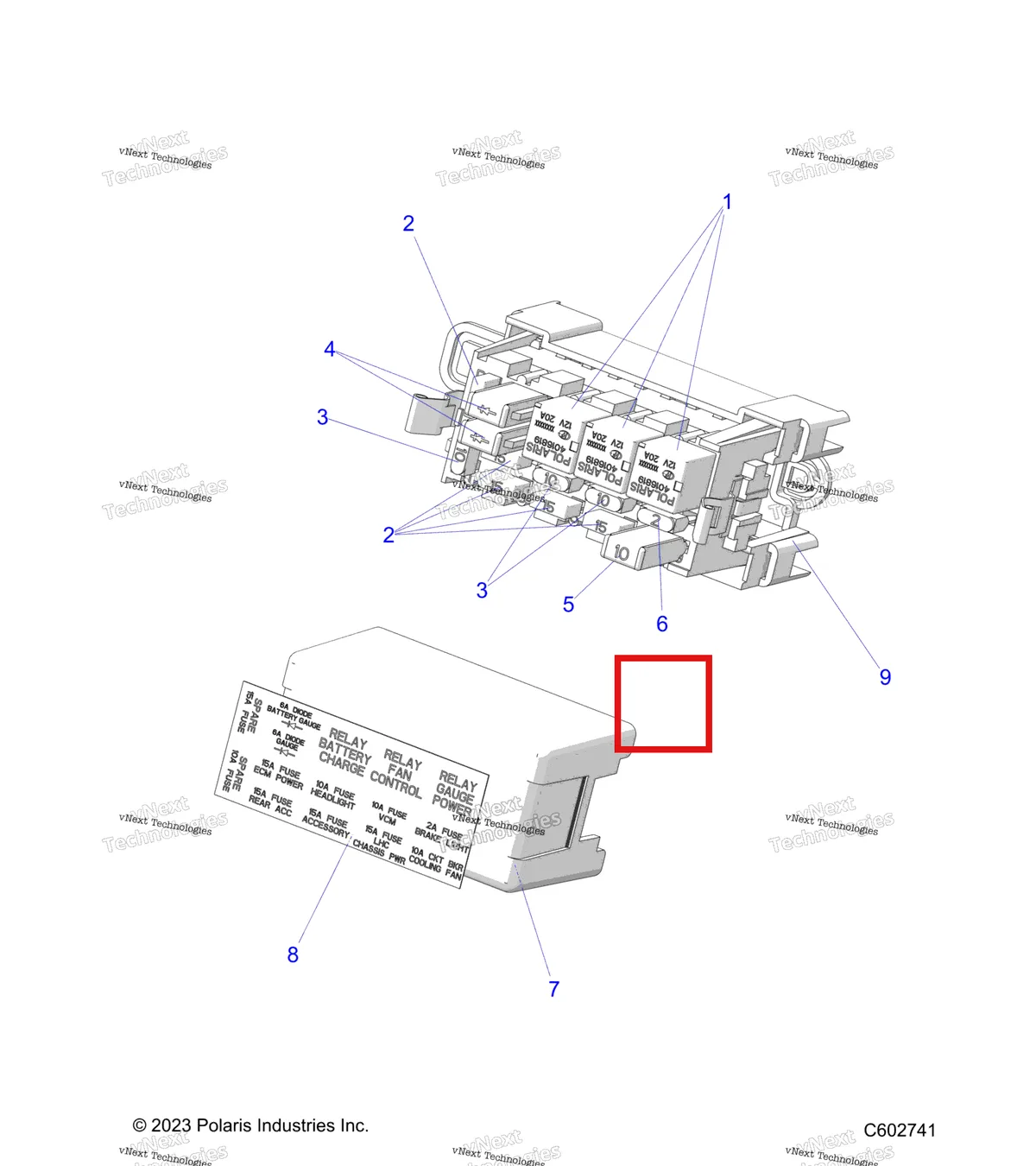 Деталь 4011474 на схеме узла Electrical, Fuse Block/Fuses