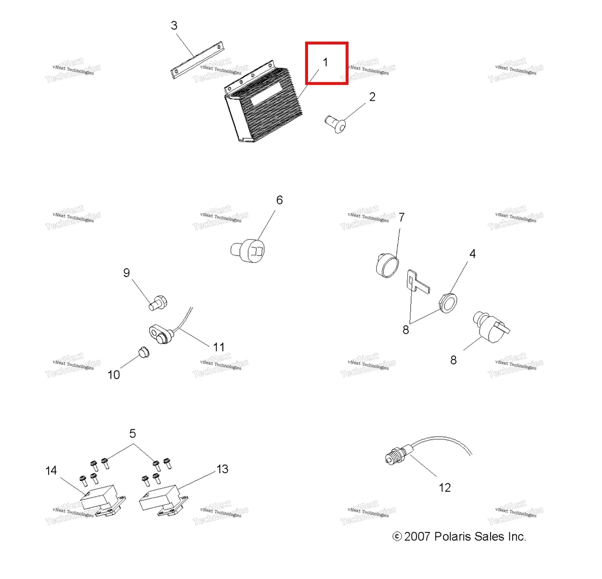 Деталь 4011568 на схеме узла Electrical, Switches & Sensors & Ecm