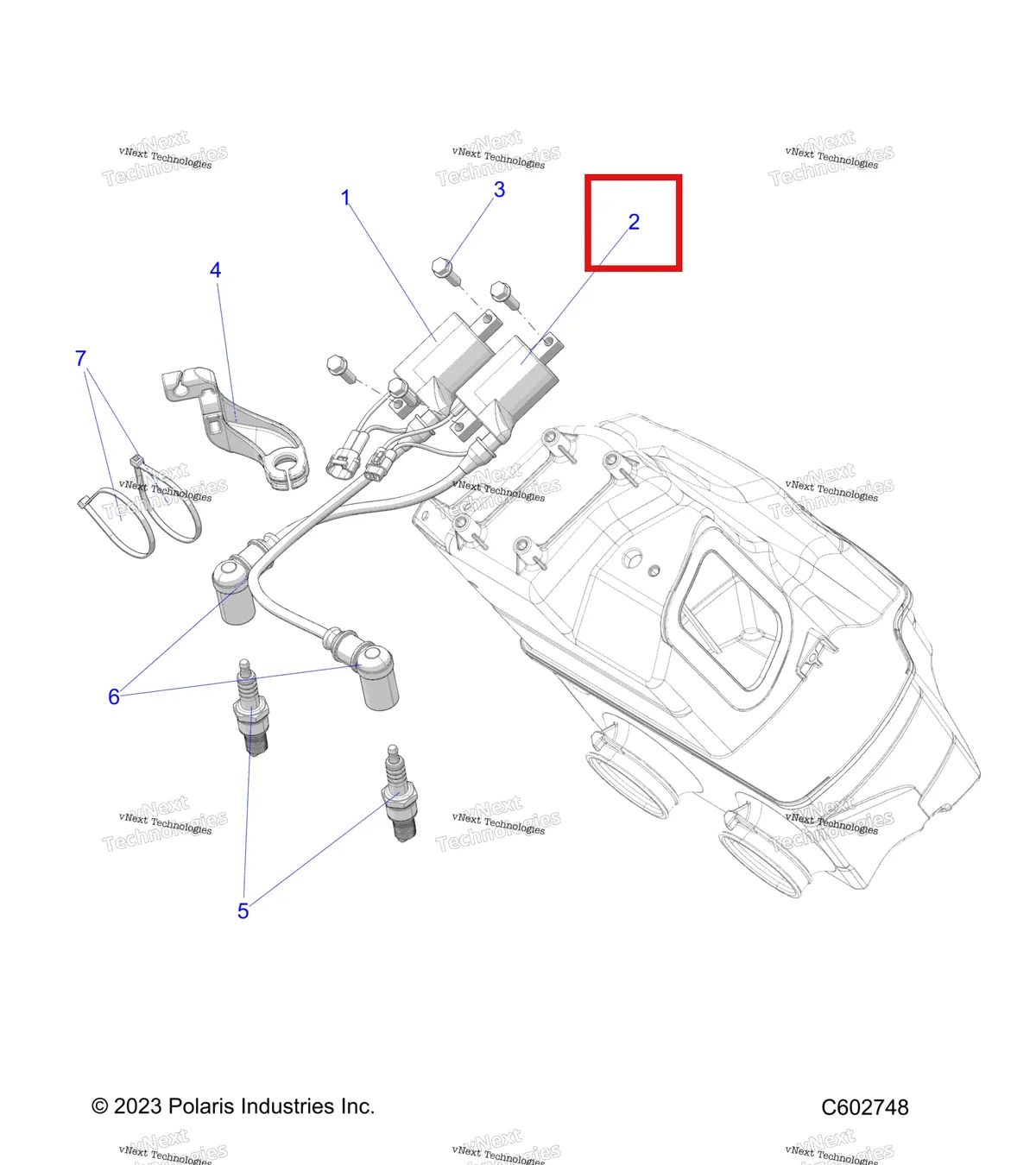 Деталь 4017656 на схеме узла Electrical, Ignition Coil/Spark Plugs S27ajn8rs