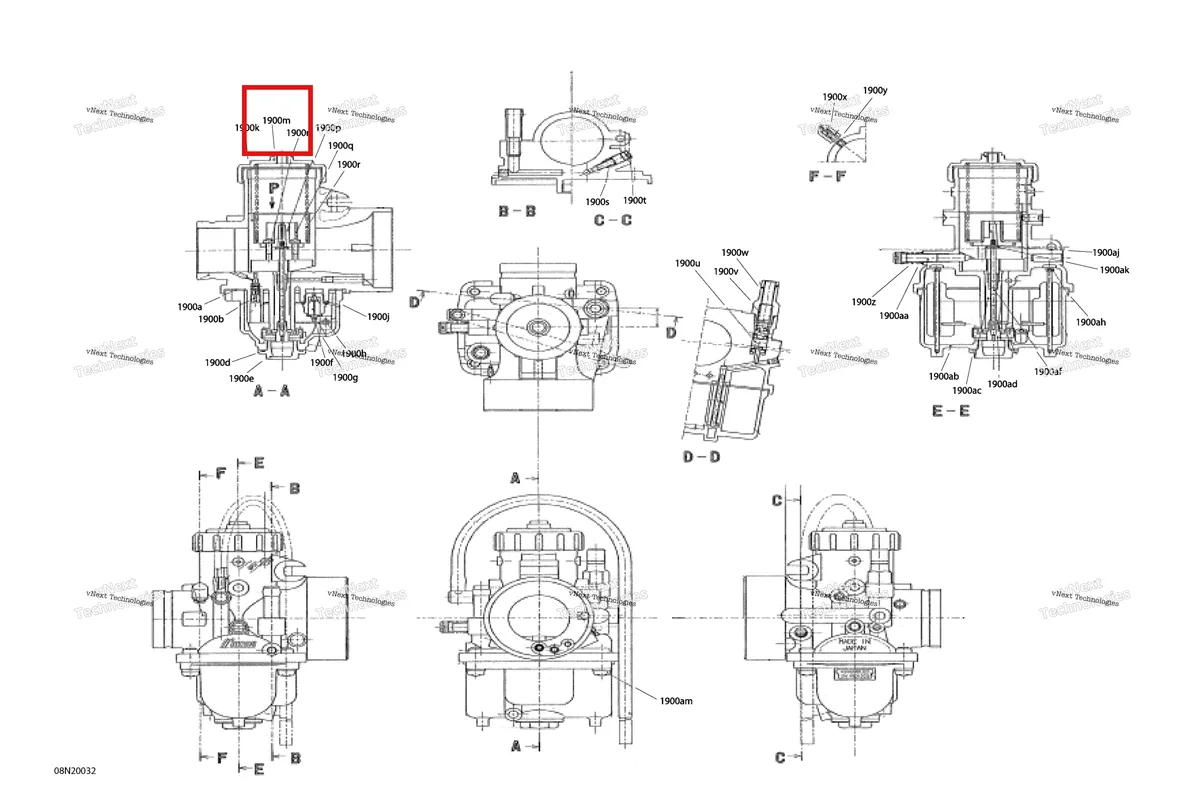 Деталь 404103700 (Крышка) на схеме узла 2020 Ski-Doo SKANDIC WT 550F Engine - System - Carburator