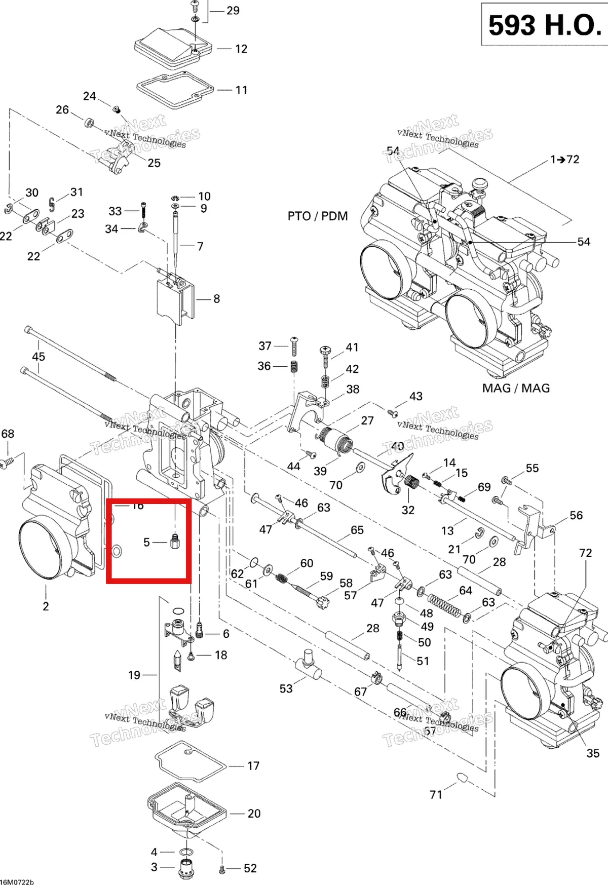 Деталь 404106300 (Деталь Main Jet 380) на схеме узла 2007 Ski-Doo MX Z Adrenaline 600 HO Carburetor 600Ho