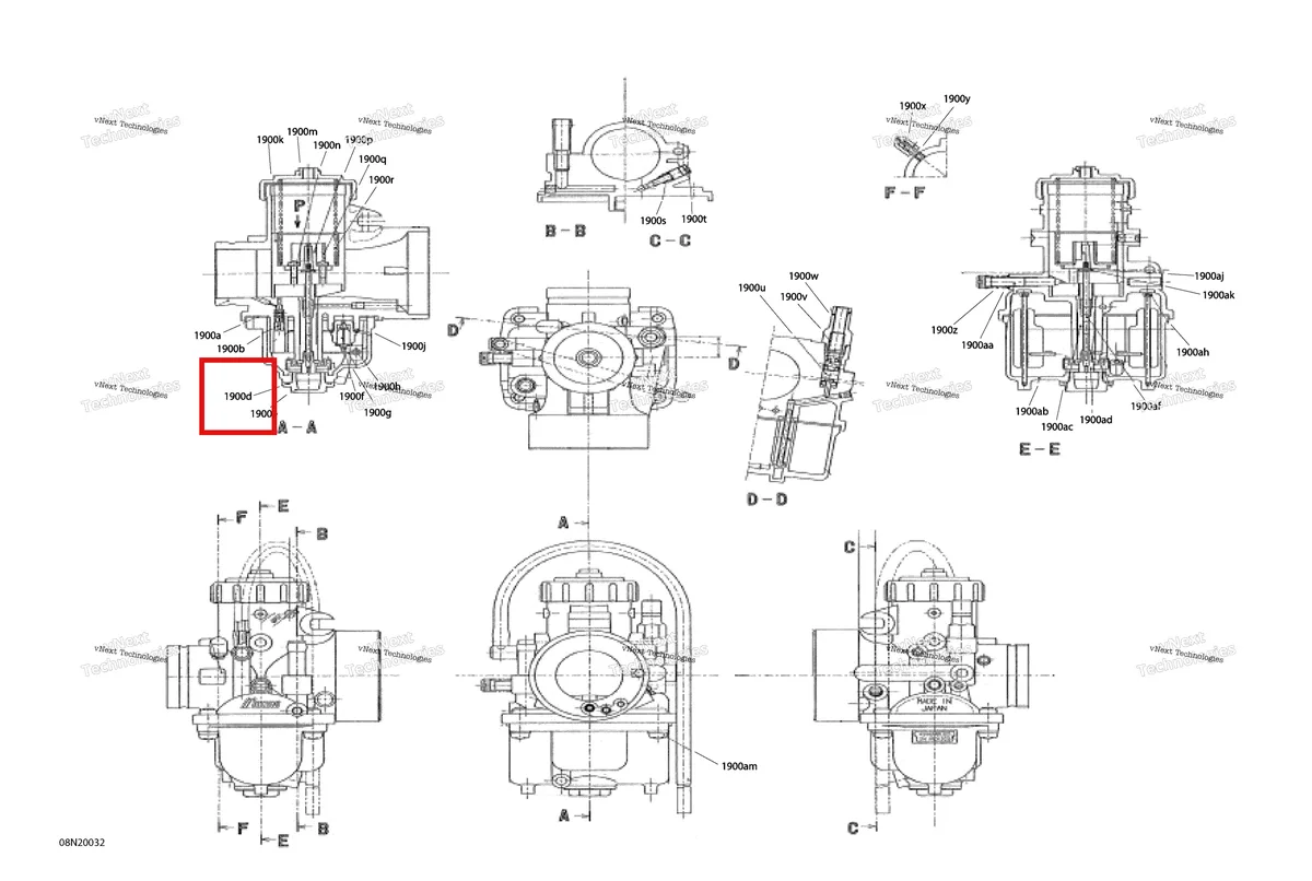 Деталь 404107300 (Шайба) на схеме узла 2020 Ski-Doo SKANDIC WT 550F Engine - System - Carburator