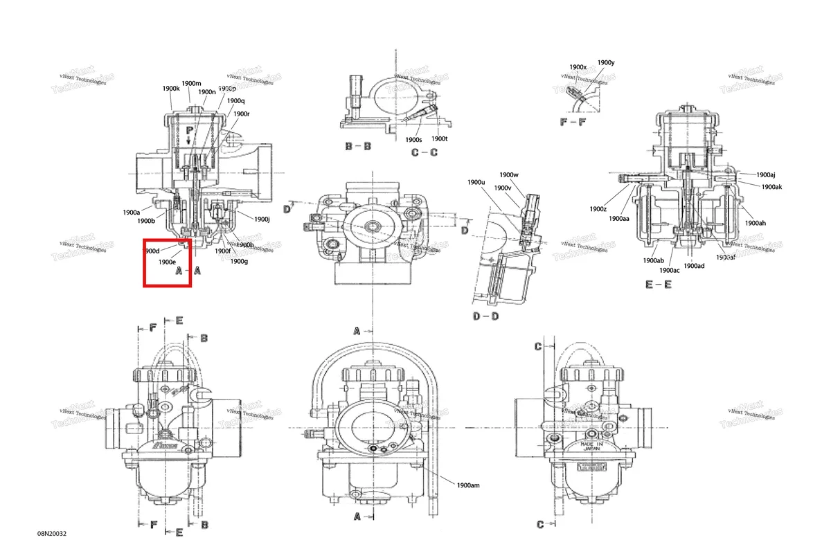 Деталь 404107400 (Пробка) на схеме узла 2020 Ski-Doo SKANDIC WT 550F Engine - System - Carburator
