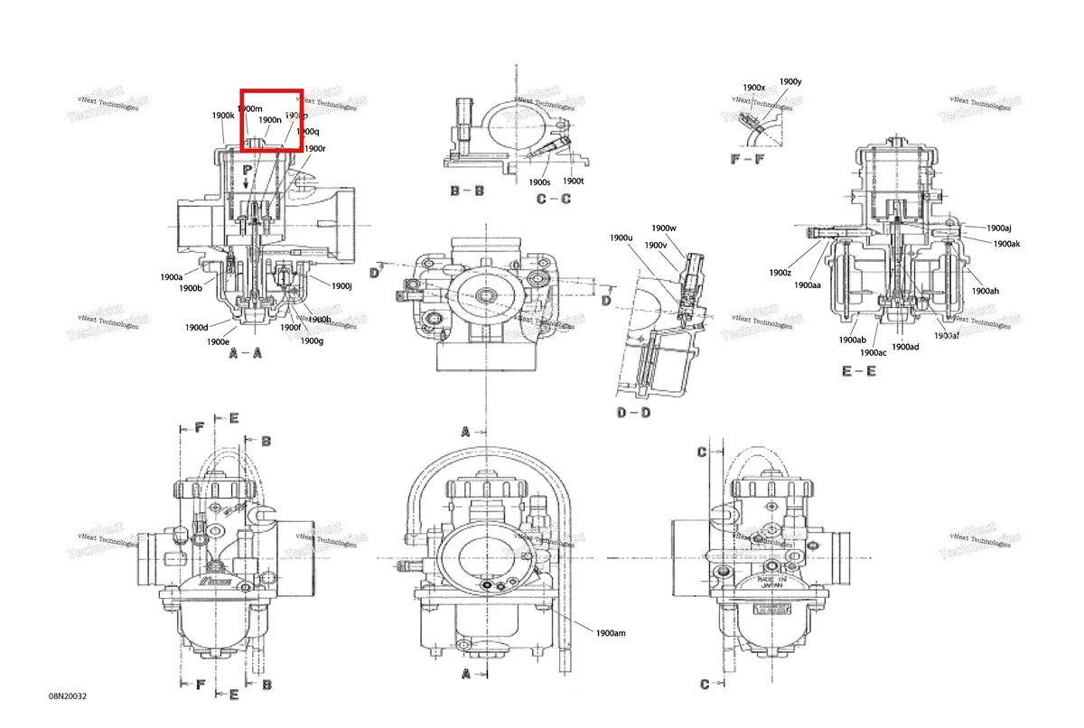 Деталь 404121300 (Деталь Screw With Washer) на схеме узла 2020 Ski-Doo SKANDIC WT 550F Engine - System - Carburator