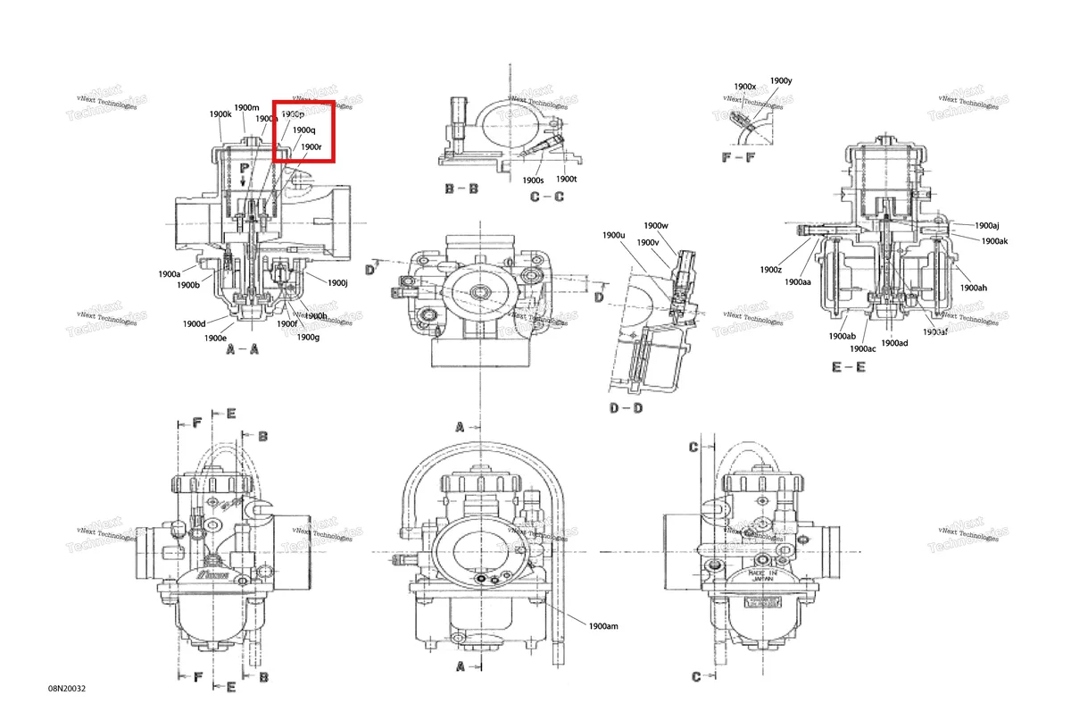 Деталь 404122100 (Крышка) на схеме узла 2020 Ski-Doo SKANDIC WT 550F Engine - System - Carburator