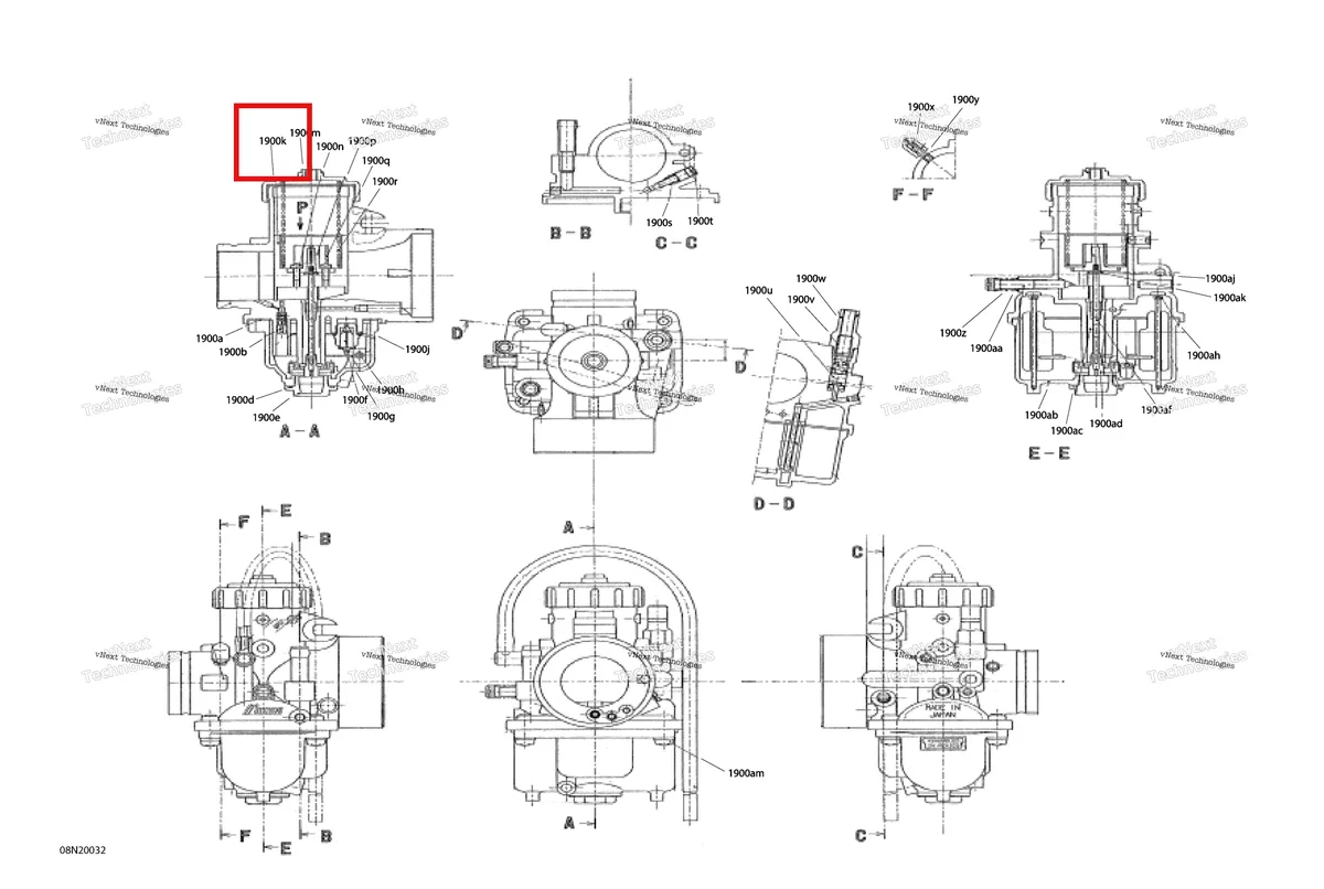 Деталь 404128400 (Деталь Throttle Valve Ca 2.5) на схеме узла 2020 Ski-Doo SKANDIC WT 550F Engine - System - Carburator