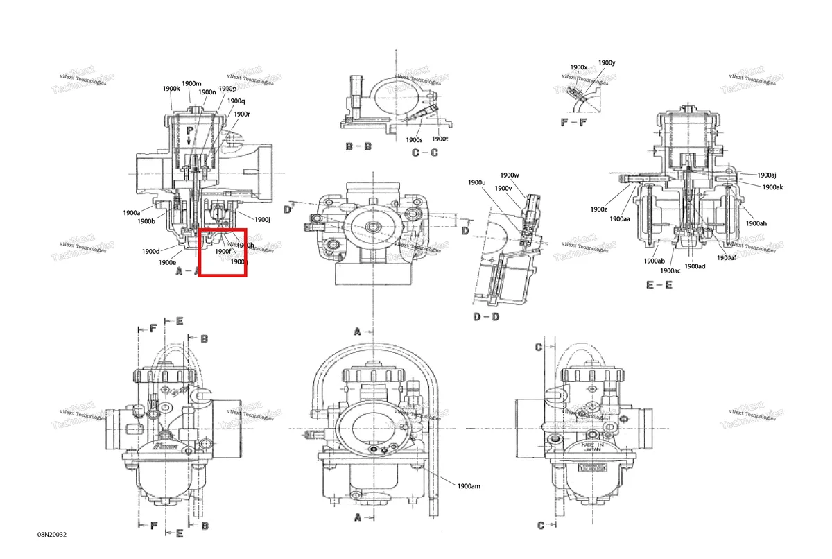 Деталь 404147500 (Деталь Needle Valve 1.2v. St 550) на схеме узла 2020 Ski-Doo SKANDIC WT 550F Engine - System - Carburator