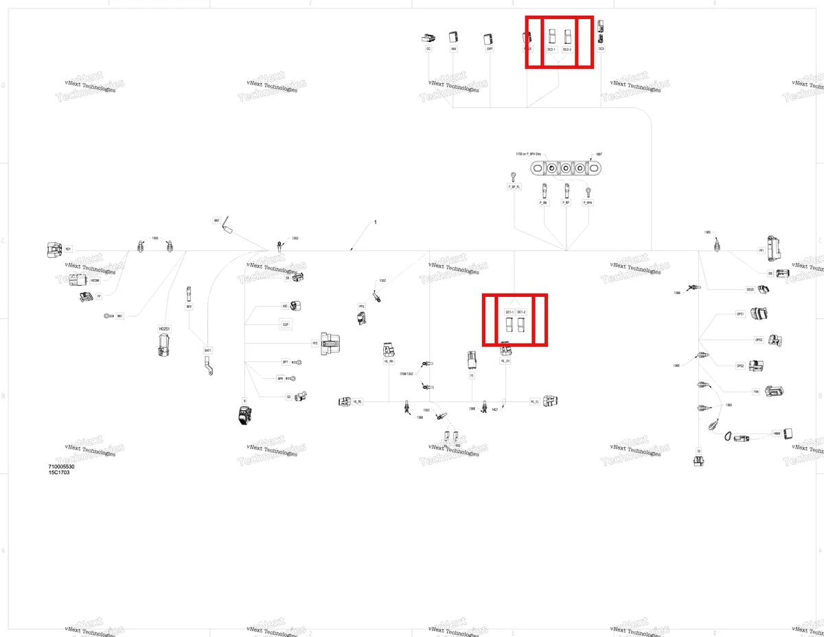 Деталь 409010600 (Датчик Температуры) на схеме узла 2017 Can-Am TRAXTER T Electrical Harness - 710005530_710005531